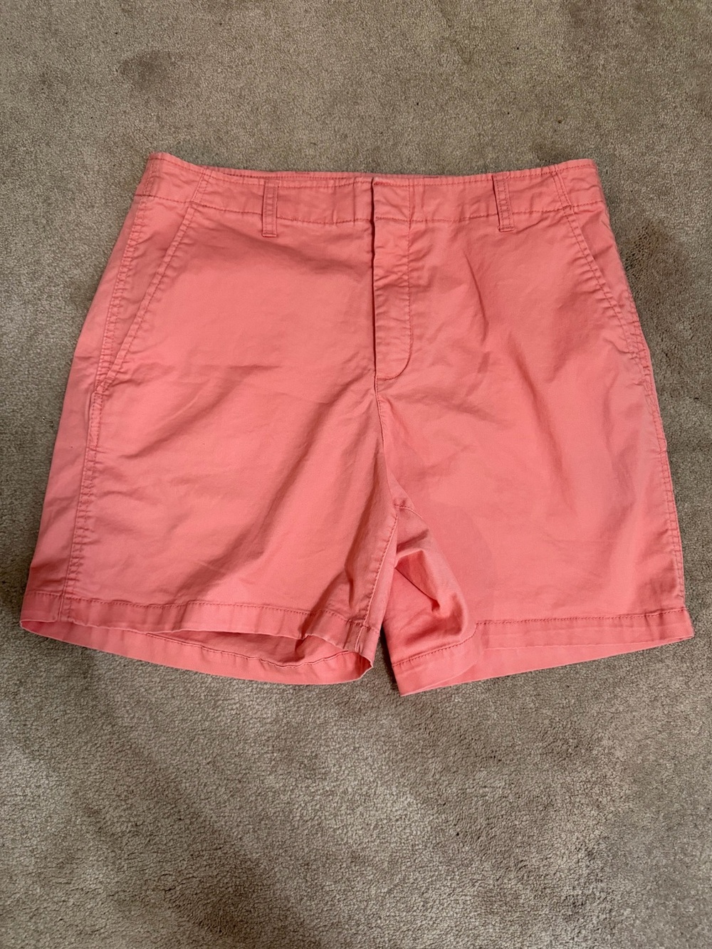 gap 12 tall downtown khaki shorts in pastel